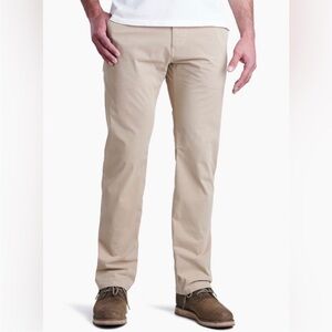Kuhl light tan beige slax performance chino pants men's 32 X 30